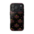 Shopping Princess Tough Phone Case — Glitter Crown Design