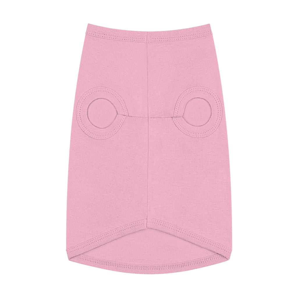 Pet Tank Top - "Shopping Princess" Pink Dog Shirt, Crown Graphic Pet Clothes for Small Dogs & Cats, Cute Gift for Pet Lovers