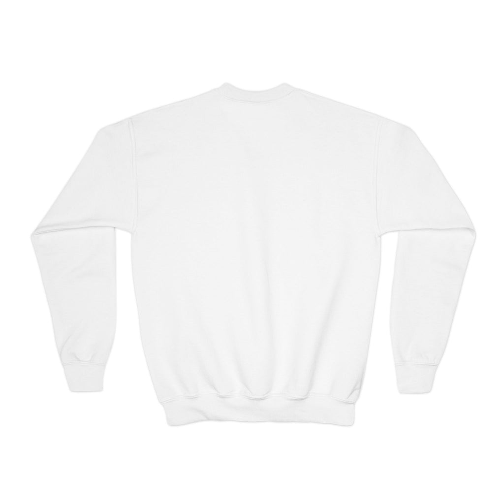 Youth Crewneck Sweatshirt — "Shopping Princess" Halloween Graphic