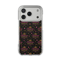 Clear Magnetic Phone Case — “Shopping Princess” Crown Pattern