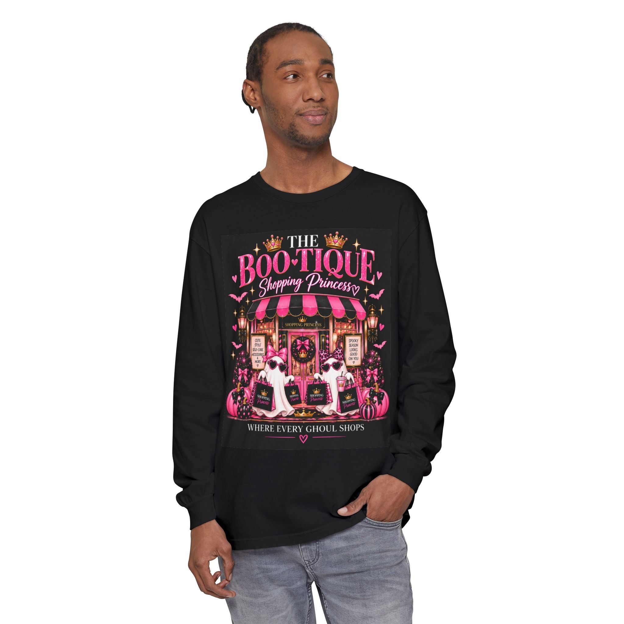 The Boo-tique Shopping Princess Long Sleeve Tee