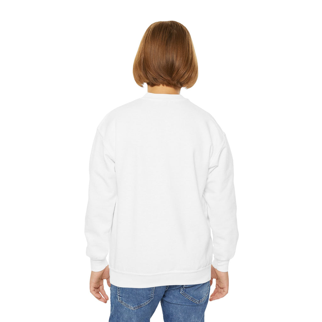 Youth Crewneck Sweatshirt — "Shopping Princess" Halloween Graphic