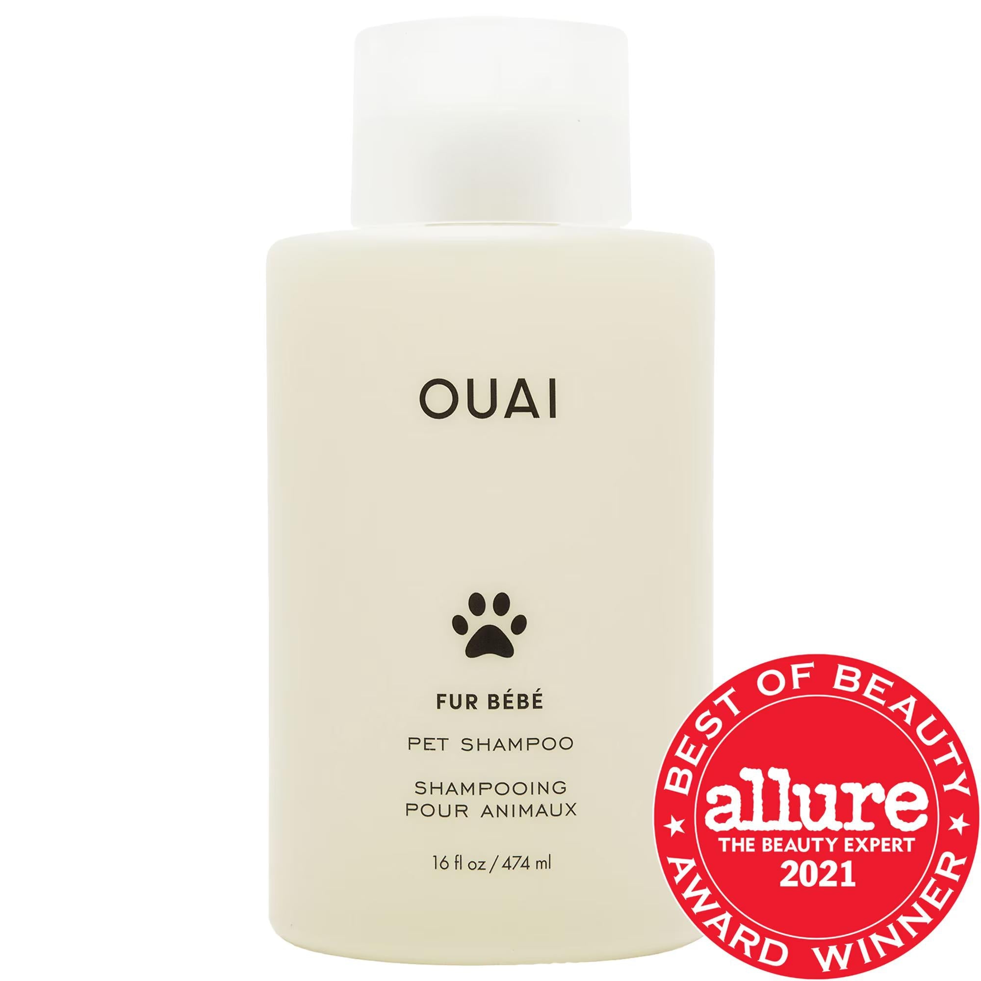 OUAI Pet Shampoo - Gentle, Vegan, Gluten-Free, Cruelty-Free for Sensitive Skin Pets
