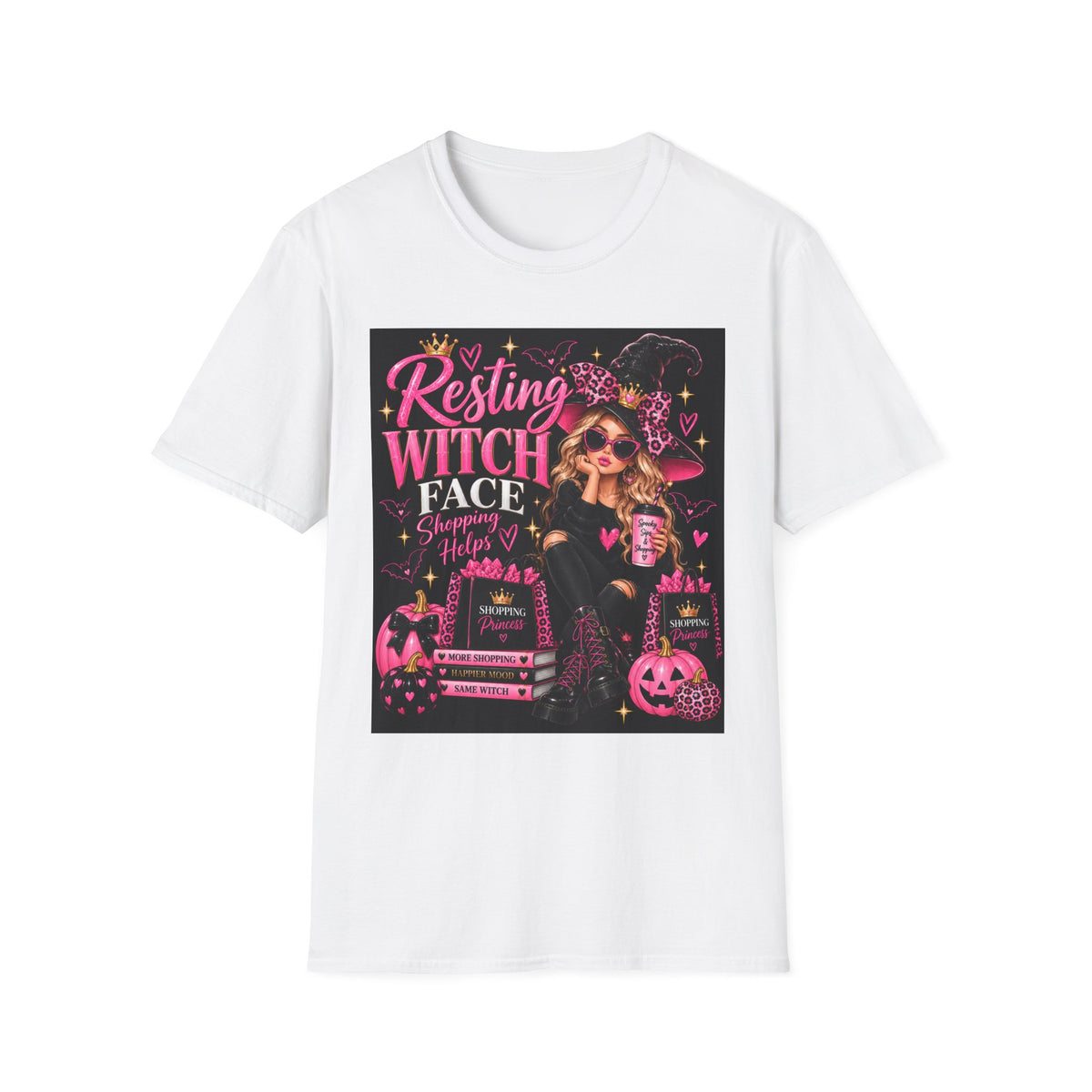 Resting Witch Face T-Shirt – Funny Halloween Witch Graphic Tee
