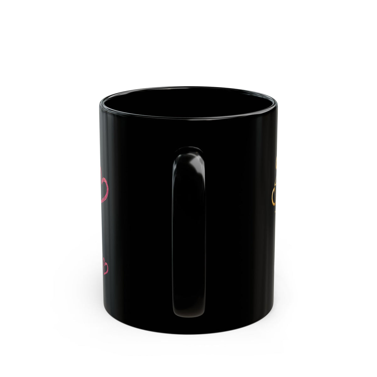 Shopping Princess Black Coffee Mug — 'Shopping First, Sleeping Second' Crown Design (11oz/15oz)