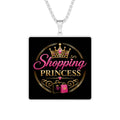 Shopping Princess Photo Pendant — Custom Cut Photo Necklace