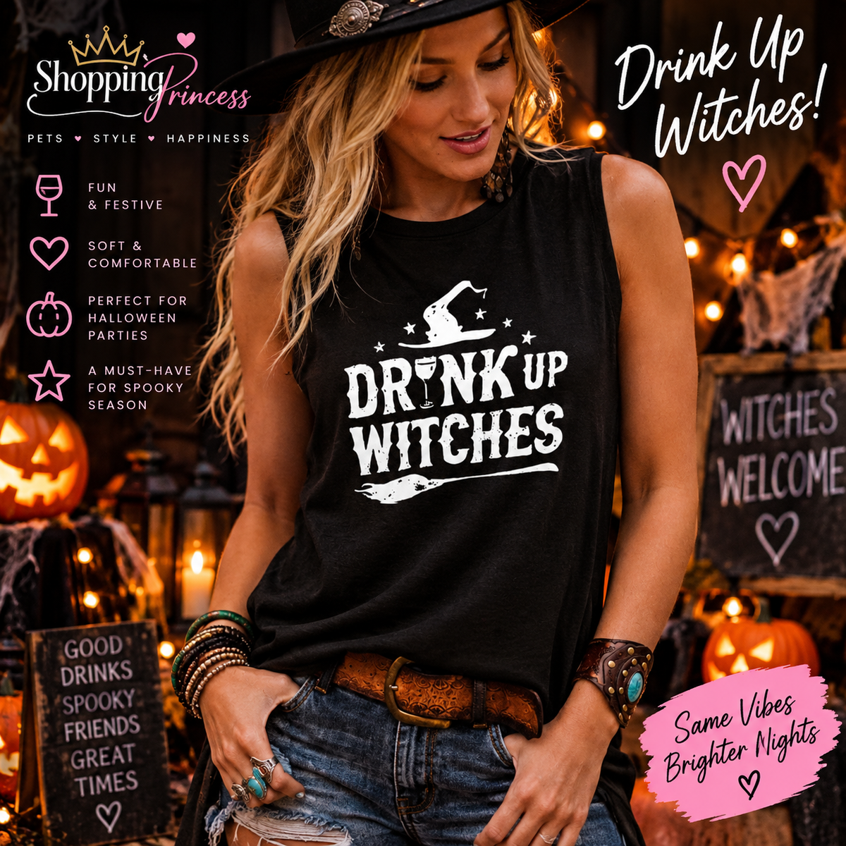 Sleeveless Vest Print Unisex Halloween