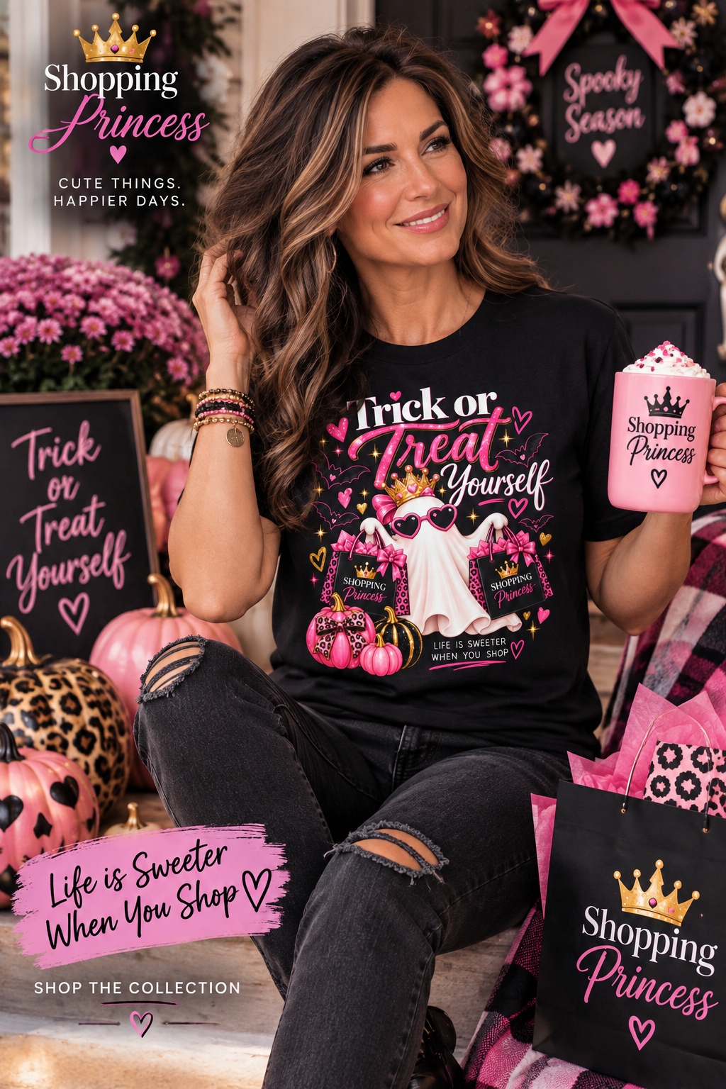 Halloween 'Trick or Treat Yourself' T-Shirt